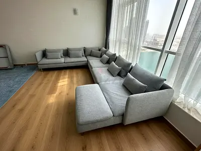 Ikea soderhamn u shape sofa