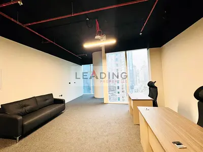 Spacious Office Burj khalifa View |Prime Location | Fitted & Furnished Office | Close to Metro Station