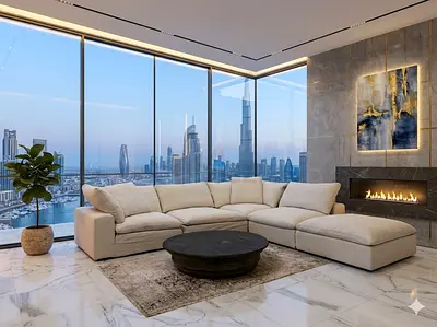 Marina home feather 🪶 filled Luscious sectional sofa