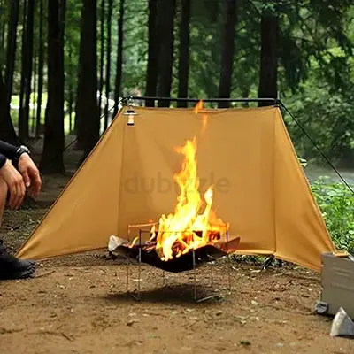 DAZZLEEX Outdoor Camping Stove Windshield Windproof Tent Camping Cooker Wind Screen