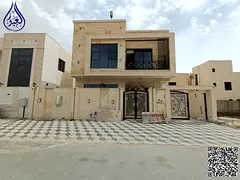Modern brand new villa, first occupancy, elegant interior design in Al Yasmeen area.