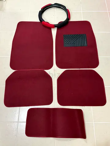 Mats and Steering Wheel Cover for Sedan Car