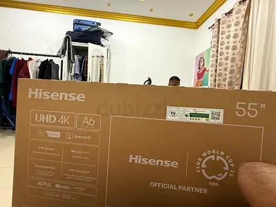 Hisense 55-inch 4K UHD A6 Series TV - in original box (unused)