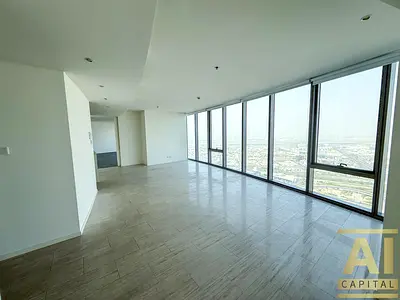 Unfurnished 4 Beds | Maids Room | Very High Floor