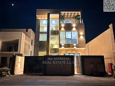 فيلا فاخرة للبيع في الحليو2- تصميم أنيق يضم6غرف نوم واسعة وتشطيبات فائقة الفخامة في موقع هادئ واستراتيجي في عجمان 🏡✨