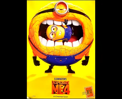 Despicable Me 4 Minion movie poster