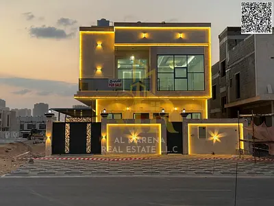 فيلا بسعر شامل رسوم التسجيل والتمليك على الشارع الرئيسي جاهزة للسكن في أرقي مناطق عجمان تملك حر لجميع الجنسيات بدون دفعة مقدمة..