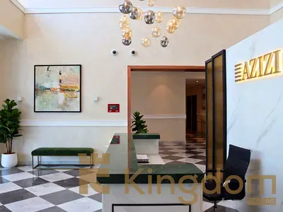 شقة فندقية حديثة بغرفتي نوم | عزيزي بيرتون | شرفة | منظر المجتمع