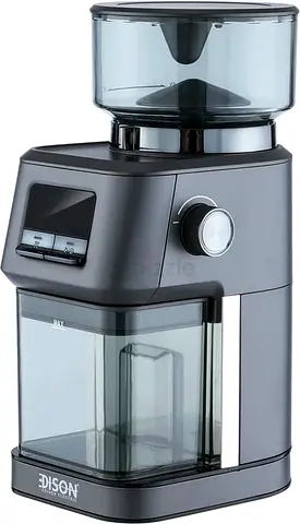 Edison Coffee Grinder, 150W, 310g, Digital Display, CG9412-GS - Dark Gray