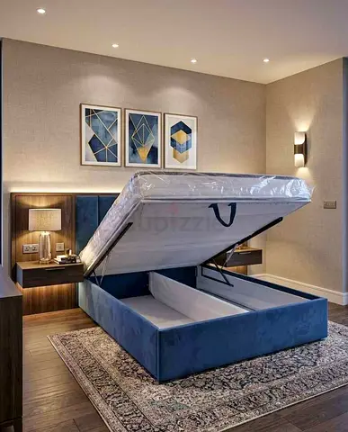 Stylish Brand New Queen size bed hydraulic storage good quality Queen bed strong