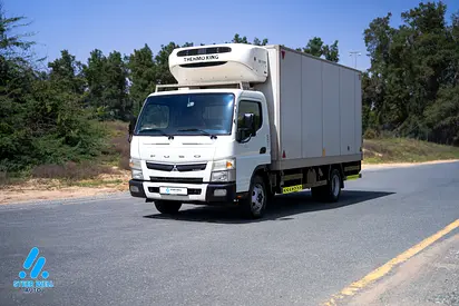 2021 Mitsubishi Canter Long Chassis | Freezer Box (Thermo King T560) | GCC Specs