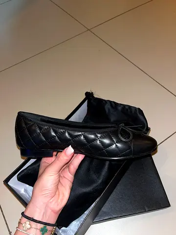 Ballet flats real leather