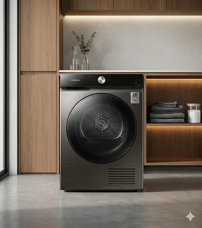 SAMSUNG LATEST MODEL BESPOKE 9 kg dryer with WIFI MODEL BY VBN