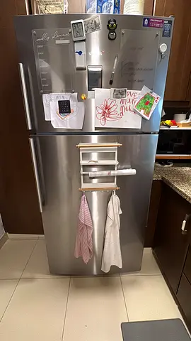 Siemens Stainless steel top-freezer refrigerator - great working condition