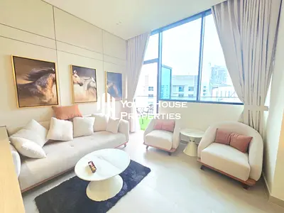 Beautiful Furnished 1BR in JVC | Premium Amenities I Pool & Downtown View