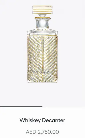 Dior decanter