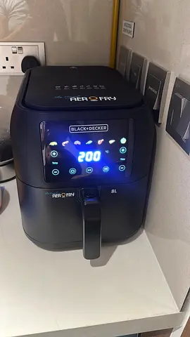 My Black+Decker digital air fryer 8L 1700 WT