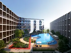 Receive your unit this year at an exceptional price FOR Studio | Binghatti Hillcrest | Pool &amp; Sk