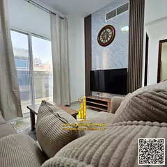 Luxurious apartmen1 bedroom and one hall with balcony open view, fully furnished with elegant furnis