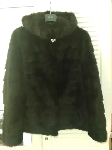 Real fur coat from Russia
