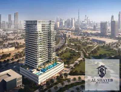 Furnished Studio | Binghatti Hillside | Balcony | Park & Skyline Views