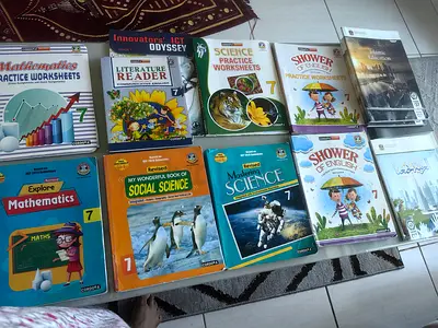 Central school 7th grade Text books