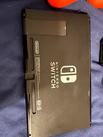 My Nintendo Switch package - used, works great (cosmetic back scratches)