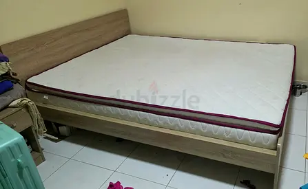Queen Size Bed and danube Mattress for Sale