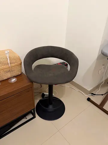 Stylish Gray Office Chair 2 pieces