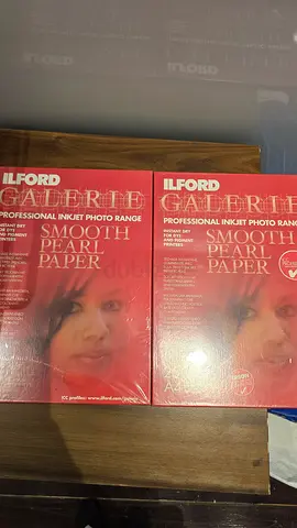 Selling: Two sealed Ilford Smooth Pearl A4 photo paper packs