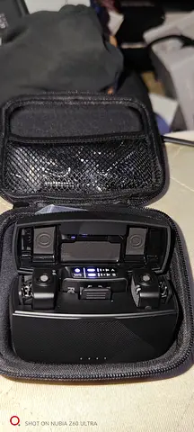 Wireless clip-on mic set with charging case — 2.4G, iPhone/Android/Type-C compatible