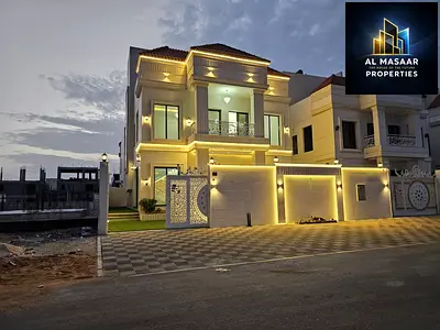 فيلا للبيع في منطقة الحليو 2، عجمان شامل رسوم التسجيل- 5 غرف نوم رئيسية، غرفة معيشة، مجلس، غرفة للخادمة، موقع مميز