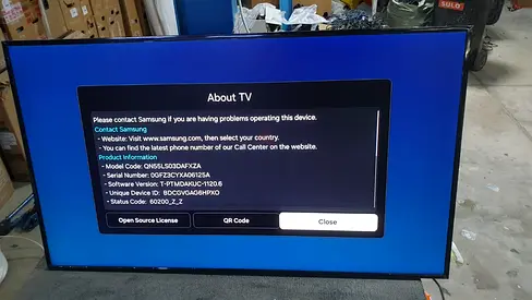 Samsung 55 Inch tv , 4K QLED TV, Art Mode, Free Delivery + Warranty, 55LS03D