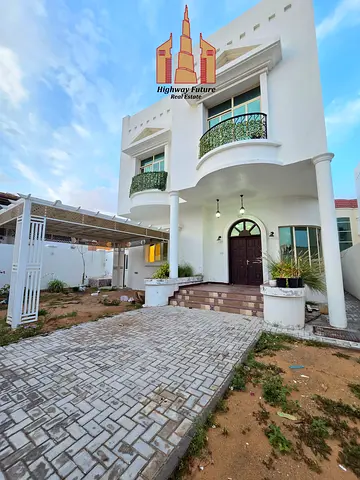 Near beach neat and clean 5 bedroom villa garden parking hall Majlis balcony wardrobes maid room 110k