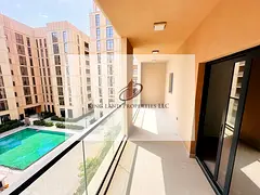 Brand new 3 bhk with balcony pool view for rent Al mamsha Sharjah