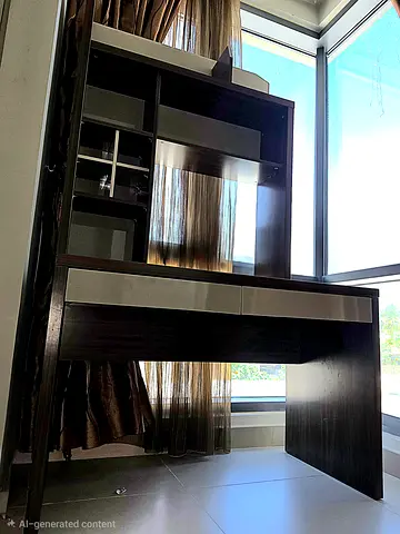 Computer Study Desk with Cabinets