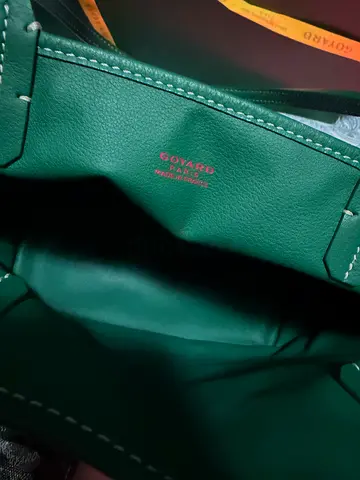 Goyard Anjou leather tote bag — Grd A