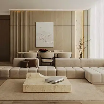 شقة مفروشة بغرفة نوم واحدة | برج بن غاطي هيلز 2 | الوصول إلى الشرفة والمسبح