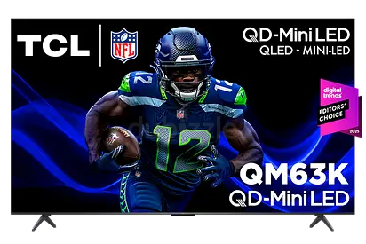 TCL 75 Inch QM63K Series QD-Mini LED QLED 4K UHD Smart TV With Google TV 75QM63K