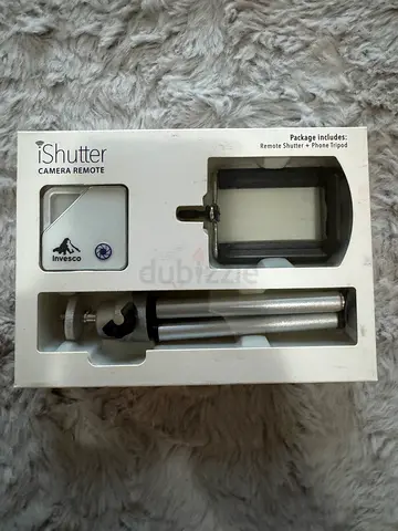 iShutter Camera Remote Shutter + Phone Tripod
