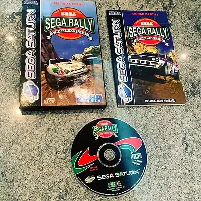 Sega Rally Championship Sega Saturn UK EUR PAL