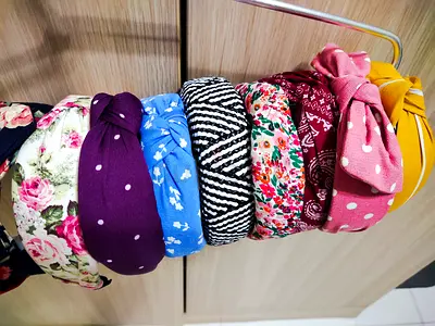Set of 14 Padded Knot Headbands — Assorted Prints  Colors