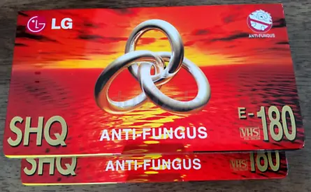 LG SHQ E-180 VHS TAPES