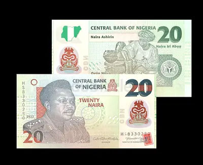 20 Naira Nigerian Currency Note - Collectible