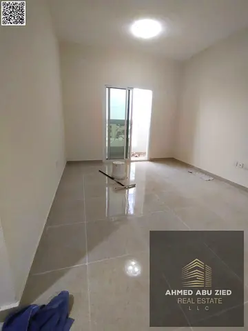 One bedroom with living room for rent in Al Hamidiya Ajman, open view balcony, spacious bathroom, near Ajman Court and traffic, Sheikh Ammar Road