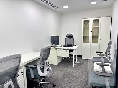 Corporate Offices with Elegant Reception & Lounge Area | Near METRO- SHARAFF DG | Prime Location