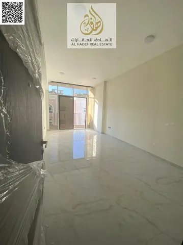 🔥 1 Bedroom & Hall – First Tenant | Brand New Building | Luxury Finishing & Spacious Layout | Central AC & Free Maintenance | Prime Location Al Jurf