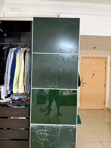 Large wardrobe Im selling — sliding doors with hanging space