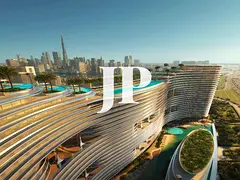 AMAZING PRICE FOR 2BR Apartment | Binghatti Aquarise | Balcony &amp; Pool Access | Skyline &amp; Dow
