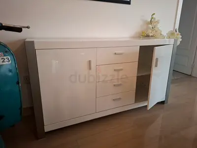 White Modern Console Table